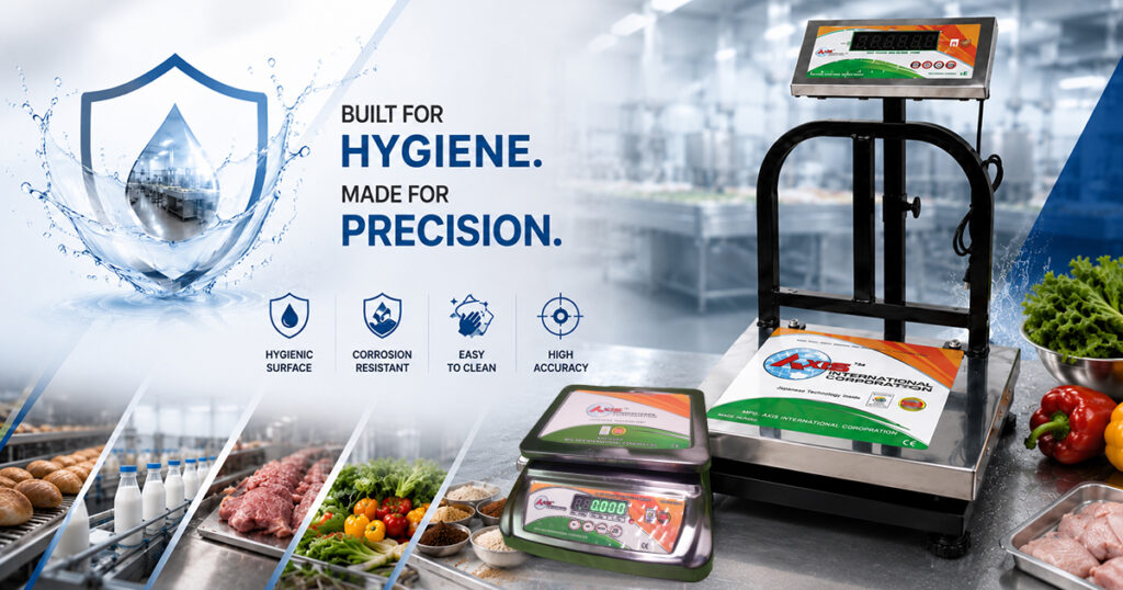 Best stainless steel weighing scale for food industry used in food processing
